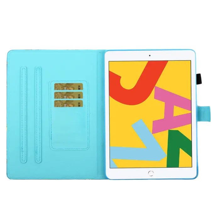OEM - iPad 10.2 (2021/2020/2019) / Air 3 10.5 (2019) Fodral - Katt och tiger