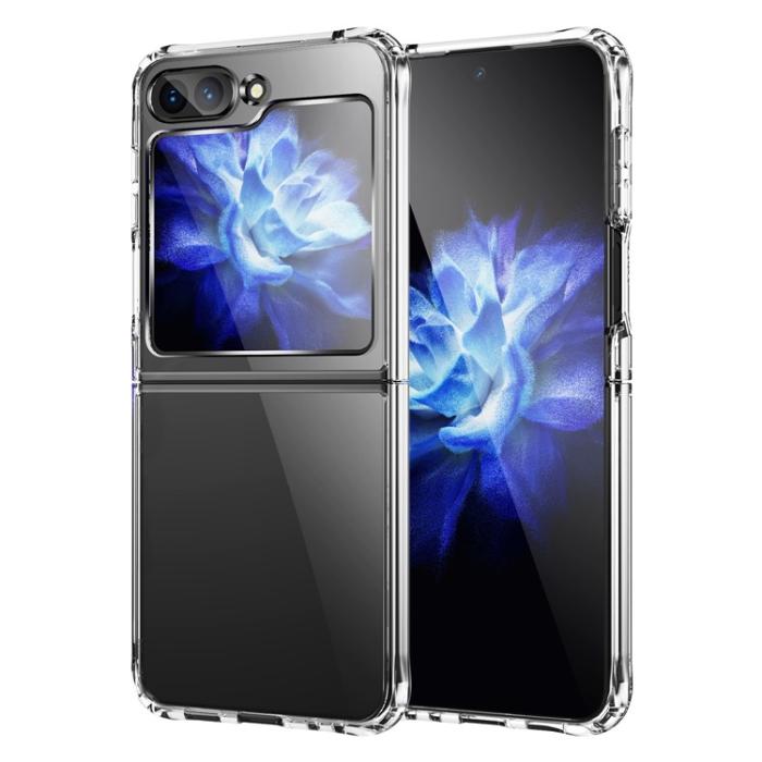 A-One Brand - Galaxy Z Flip 5 Mobilskal Acrylic TPU Anti-drop - Clear