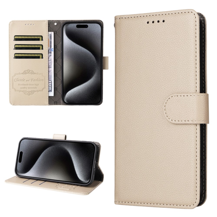 A-One Brand - iPhone 17 Pro Max Plånboksfodral RFID Blocking med Handledsrem