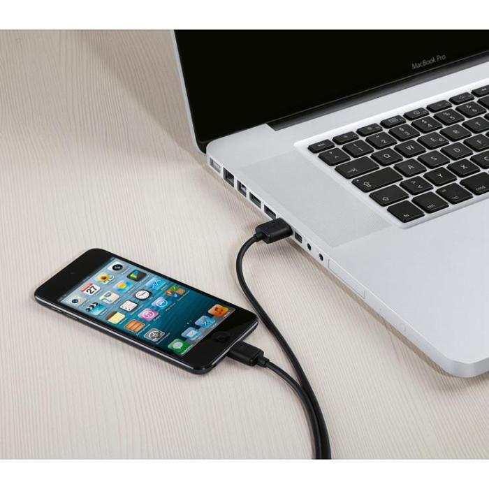 UTGATT5 - HAMA Synkkabel Micro-USB 3m - Svart