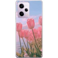 iSecrets - Mobilskal till Xiaomi Redmi Note 12 Pro med Rosa Tulpaner