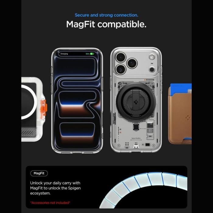 Spigen - Spigen Mobilskal För iPhone 18 Pro/17 Pro Magsafe Ultra Hybrid Neo One