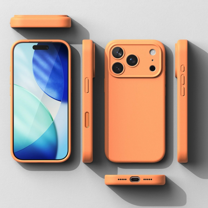 Ringke - Ringke iPhone 17 Pro Mobilskal Magsafe Magnetic Silikon - Tangerine