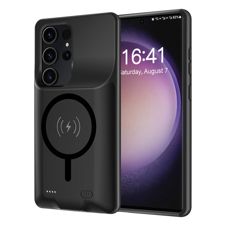 Galaxy S22 Ultra/S23 Ultra Batteriskal Magnetic 10000mAh - Svart | 2353 | AlltMobil