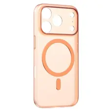 MOMAX - MOMAX Mobilskal till iPhone 17 Pro Max MagSafe Ultra Slim - Transparent Orange