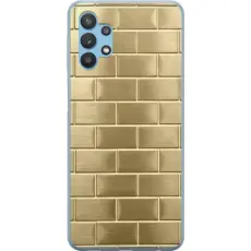 Gustaf - Mobilskal till Samsung Galaxy A32 5G med Gyllene Murstenar