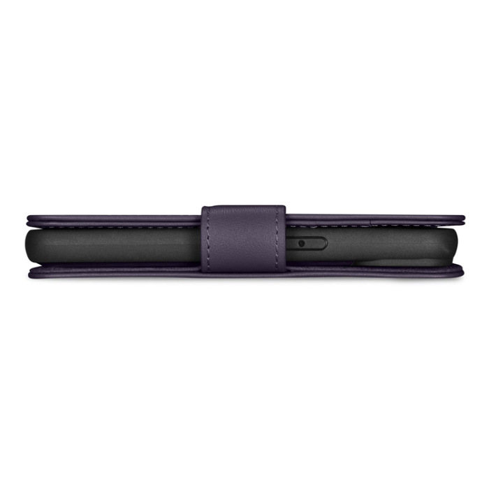 ICARER - iCarer iPhone 14 Plus Plånboksfodral 2in1 Anti-RFID - Mörklila