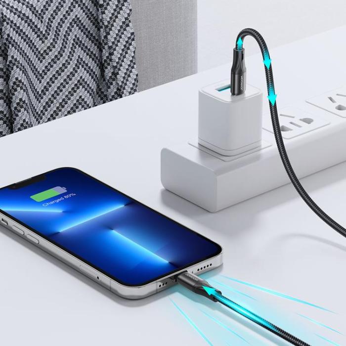 Joyroom - Joyroom USB-C till USB-C kabel PD 60W 2m - Svart