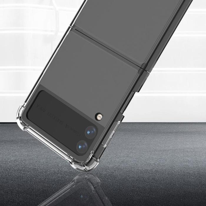 A-One Brand - Galaxy Z Flip 4 Skal ShockProof TPU - Transparent