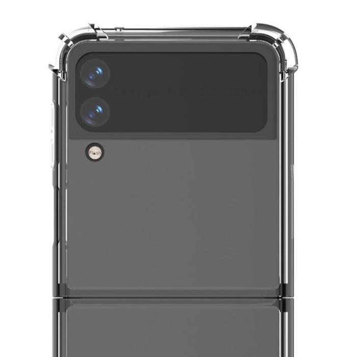 A-One Brand - Galaxy Z Flip 4 Skal ShockProof TPU - Transparent
