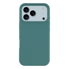 A-One Brand - iPhone 17 Pro Max Mobilskal Solid Silikon Shockproof - Svartgrön