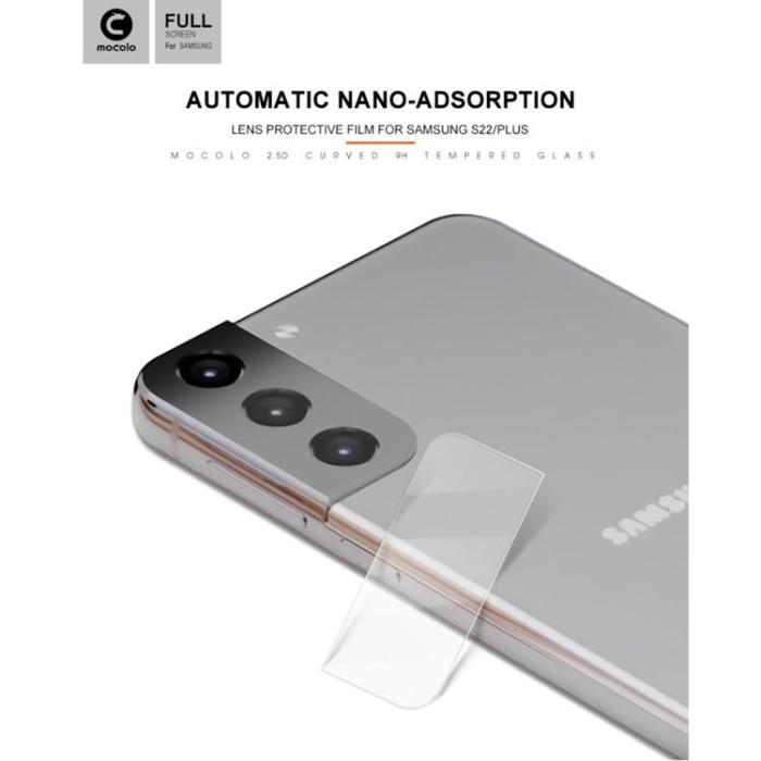 Mocolo - Mocolo 9H HD Kameralinsskydd i Härdat glas Galaxy S22 Plus
