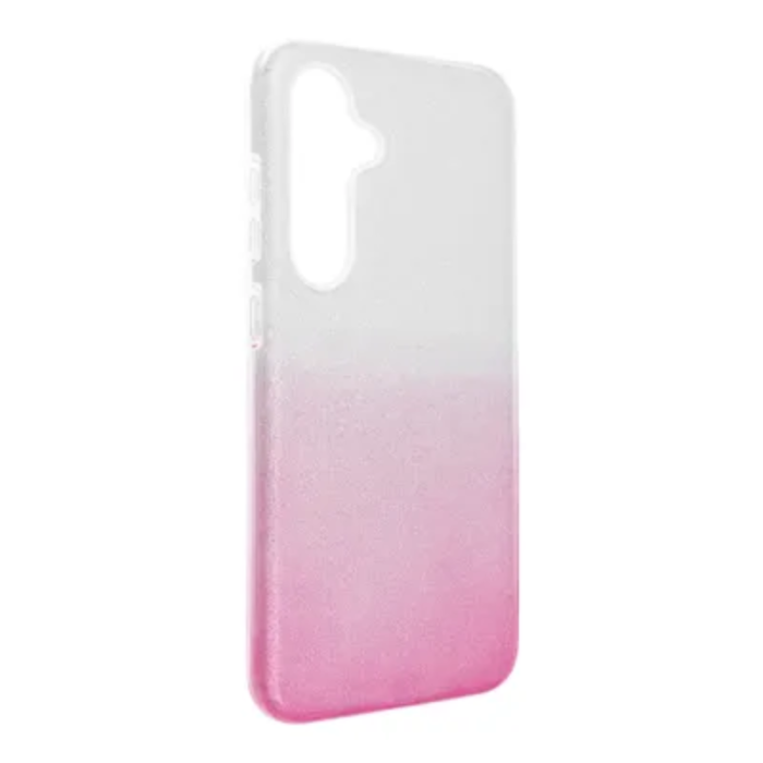 OEM - Galaxy S24 FE Mobilskal Shining - Transparent Rosa