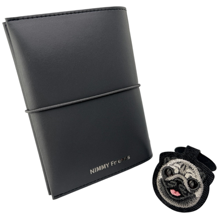 NIMMY - Nimmy 2in1-Set Notebook och Penna New Big-Eye Cute Pets 2.0 Dog - Svart