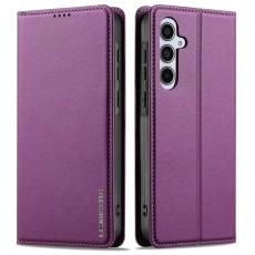 LC.imeeke - LC.IMEEKE Pl&aring;nboksfodral f&ouml;r Samsung Galaxy S26 Konstl&auml;der St&auml;ll - Lila