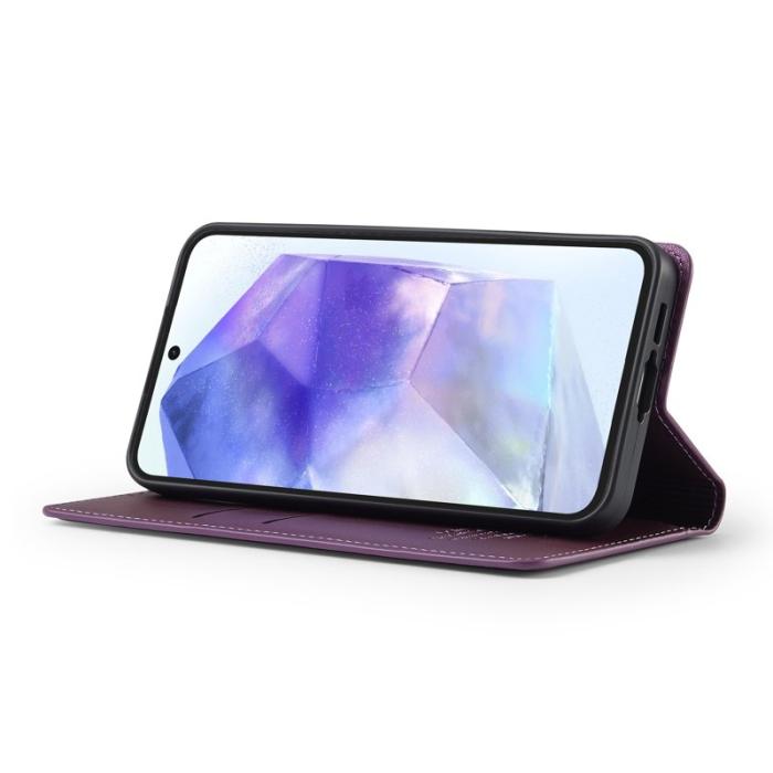 LC.imeeke - LC.IMEEKE Plånboksfodral för Samsung Galaxy S26 Konstläder Ställ - Lila