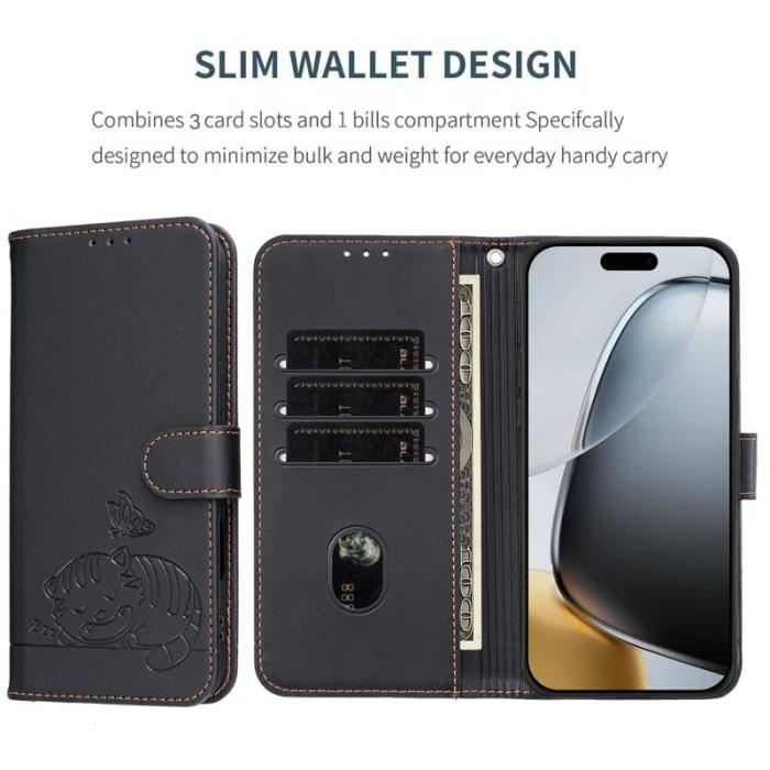 OEM - Plånboksfodral för Samsung Galaxy S26 RFID-blockerande Ställ - Svart