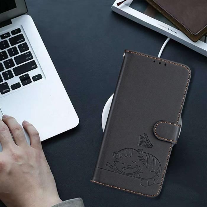 OEM - Plånboksfodral för Samsung Galaxy S26 RFID-blockerande Ställ - Svart
