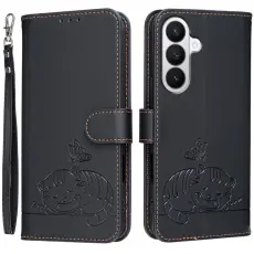 OEM - Pl&aring;nboksfodral f&ouml;r Samsung Galaxy S26 RFID-blockerande St&auml;ll - Svart