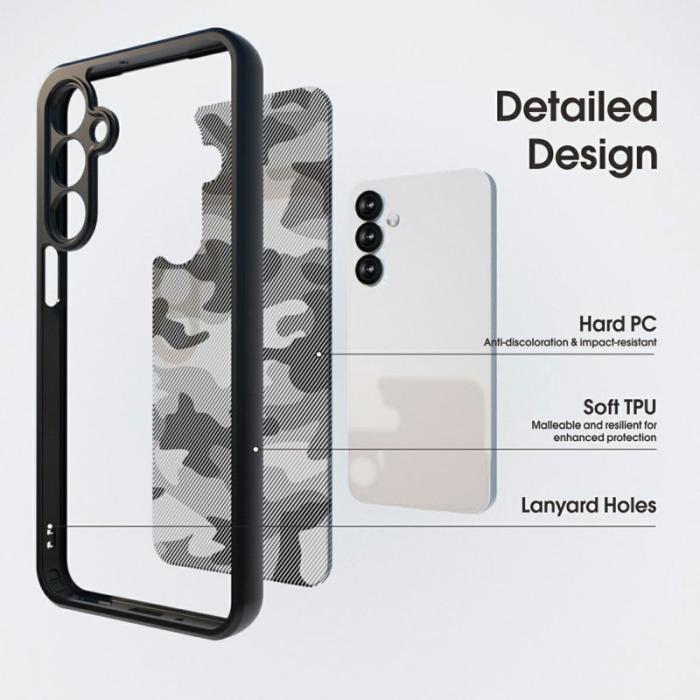 IBMRS - IBMRS Mobilskal för Samsung Galaxy S26 TPU + PC Anti-Fall - Rutmönster