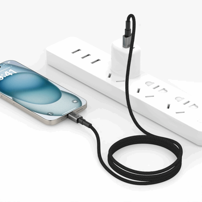 Tech-Protect - Tech-Protect Lightning Kabel Ultraboost DNA 12W/2.4A 25cm - Grå