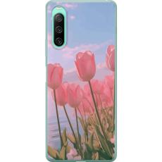 iSecrets - Mobilskal till Sony Xperia 10 IV med Rosa Tulpaner