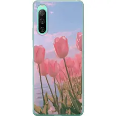 Gustaf - Mobilskal till Sony Xperia 10 IV med Rosa Tulpaner