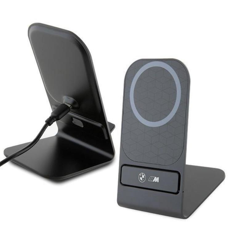 BMW Magsafe Trådlös Laddare Induction 15W M Edition - Svart | 505295 | AlltMobil