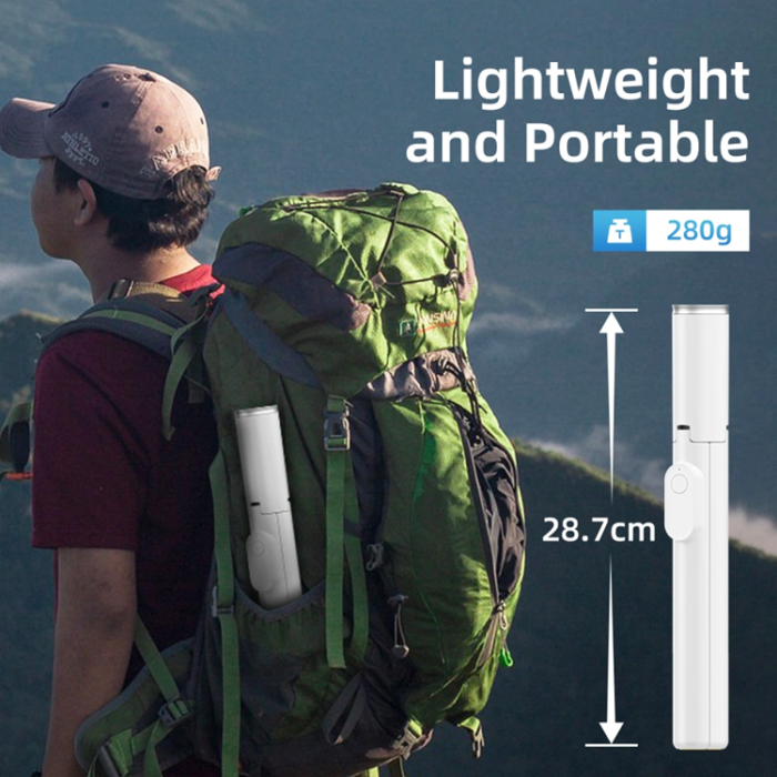 Tech-Protect - Tech-Protect Bluetooth Selfie Stick Tripod - Vit