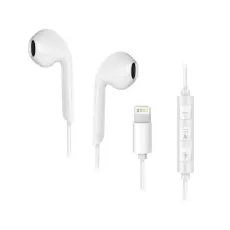 Forcell - Forcell H&ouml;rlurar Stereo F&ouml;r Apple Lightning NY BOX - Vit