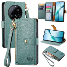 A-One Brand - Xiaomi 15 Ultra Plånboksfodral RFID Blocking Zipper - Grön
