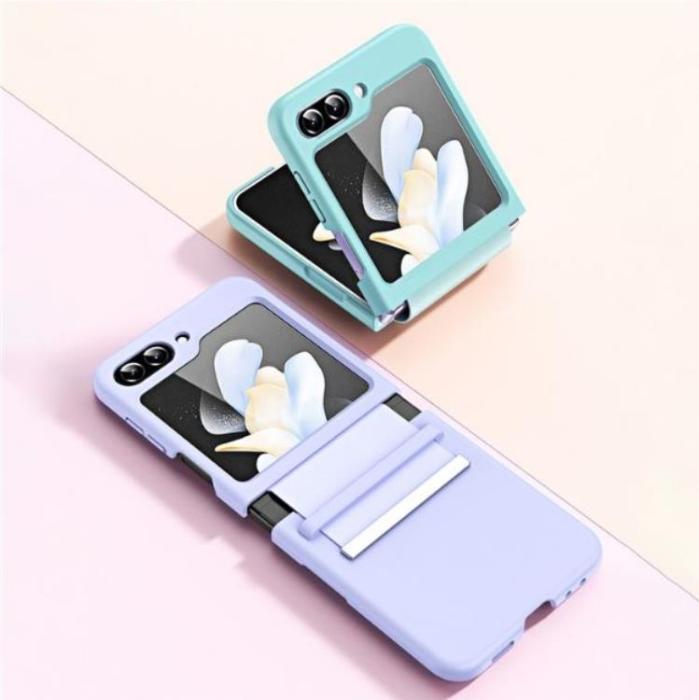 A-One Brand - Galaxy Z Flip 5 Mobilskal Retractable Strap Hinge - Svart