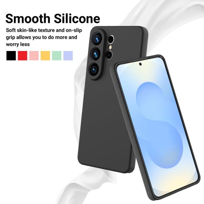 OEM - Mobilskal till Samsung Galaxy S26 Ultra Flytande Silikon - Svart