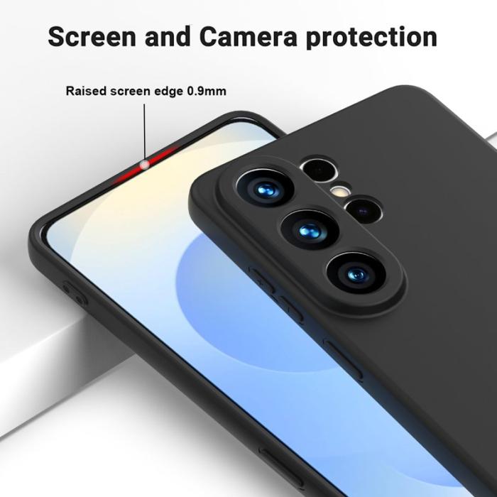 OEM - Mobilskal till Samsung Galaxy S26 Ultra Flytande Silikon - Svart