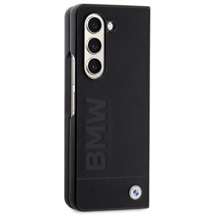 BMW - BMW Galaxy Z Fold 5 Mobilskal Signature Logo Imprint - Svart