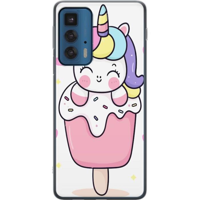 iSecrets - Mobilskal till Motorola Edge 20 Pro med Glad enhörning