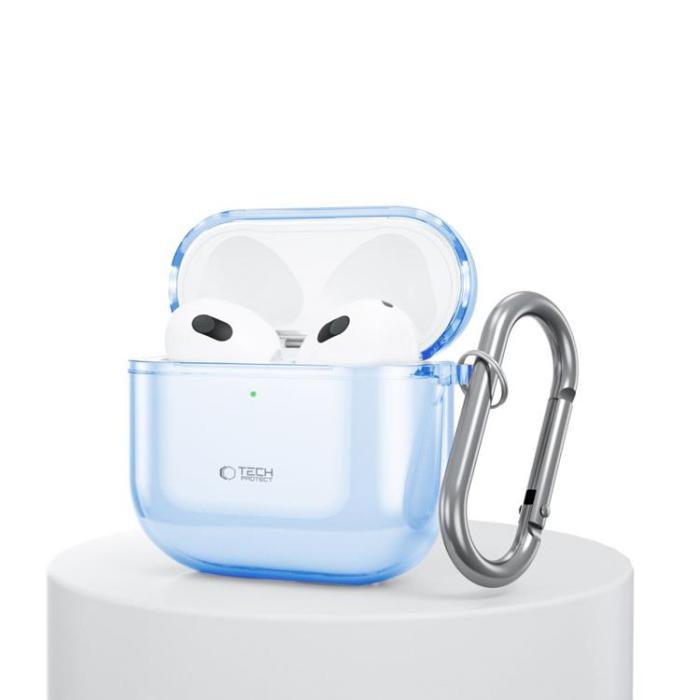 Tech-Protect - Tech-Protect Apple Airpods 4 Skal Flexair - Baby Blå