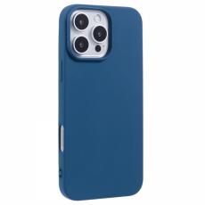 X-Level - X-LEVEL Mobilskal till iPhone 16 Pro Soft TPU med Silikontextur - Bl&aring;