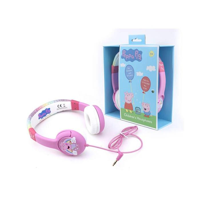 Peppa Pig - PEPPA PIG Hörlurar Junior On-Ear 85dB Prinsessan Peppa - Rosa