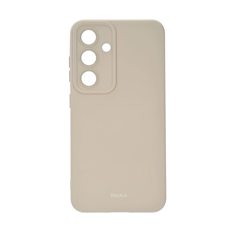 Onsala Galaxy S25 Mobilskal Silikonkänsla Återvunnen - Betong | 2353 | AlltMobil