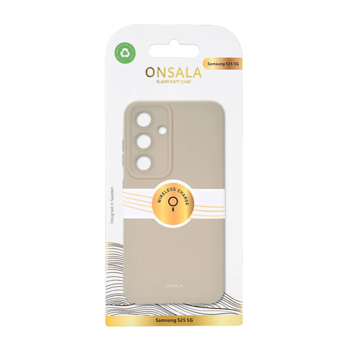 Onsala - Onsala Galaxy S25 Mobilskal Silikonkänsla Återvunnen - Betong