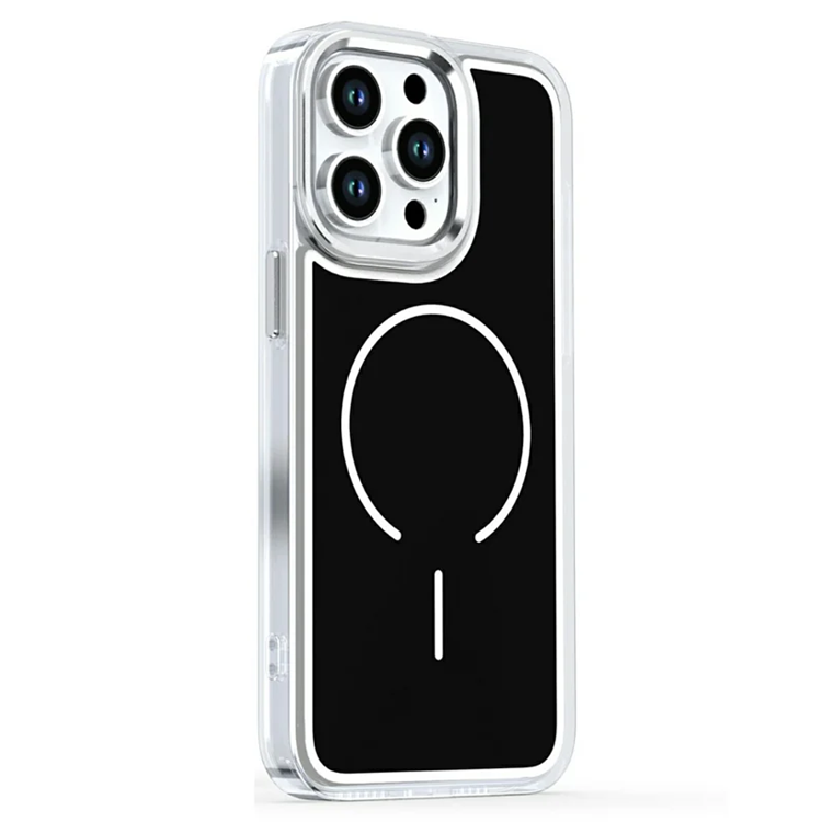 iPhone 15 Pro Mobilskal Magsafe Electroplated (Svart) | 2353 | AlltMobil