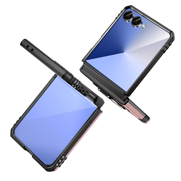 A-One Brand - Galaxy Z Flip7 5G Mobilskal Kickstand Slide - Roséguld