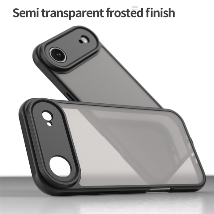 A-One Brand - iPhone Air Mobilskal Frostade krockkuddar Drop Proof - Svart