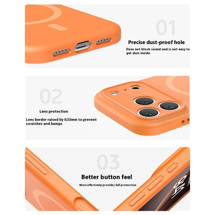 A-One Brand - iPhone 17 Pro Mobiskal MagSafe Precision Fit - Krämgul