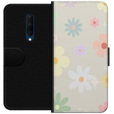iSecrets - Plånboksfodral till OnePlus 7T Pro med fejdande blommor