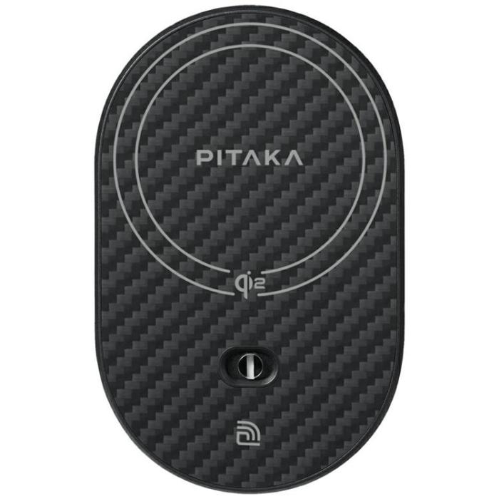 PITAKA - PITAKA Qi2 MagSafe Bilhållare med 15W Trådlös Laddning NFC MagEZ Pro 2