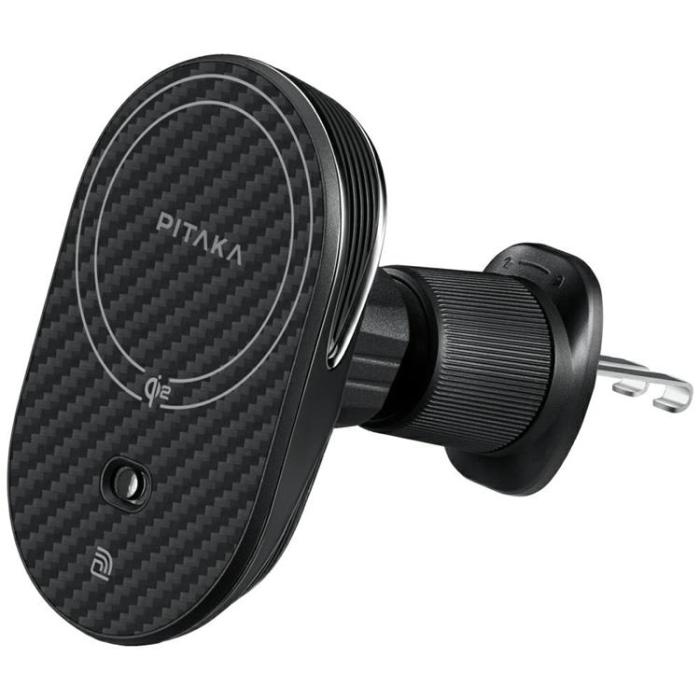 PITAKA - PITAKA Qi2 MagSafe Bilhållare med 15W Trådlös Laddning NFC MagEZ Pro 2