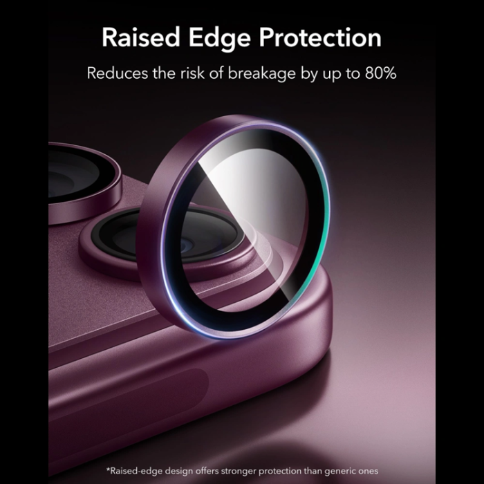 Tech-Protect - ESR Härdat Glas Kameraskydd för iPhone 18 Pro/18 Pro Max Armorite