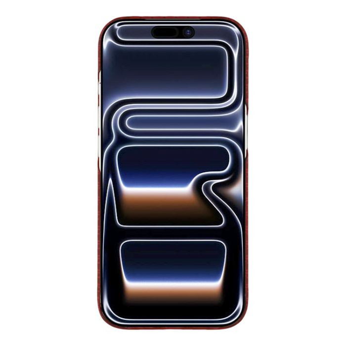 A-One Brand - iPhone 17 Pro Max Mobilskal MagSafe Carbon Fiber - Röd